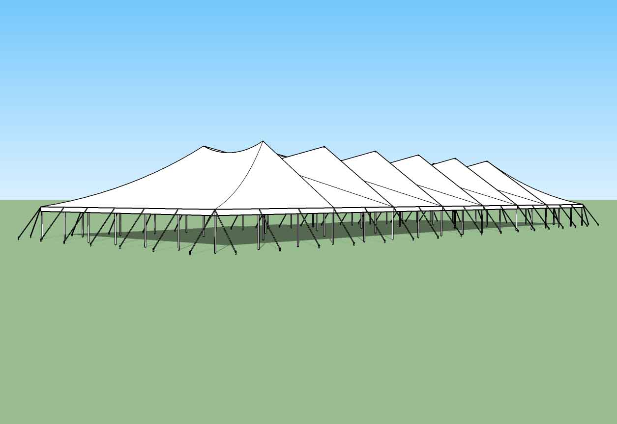 60x160 High Peak Party Tent